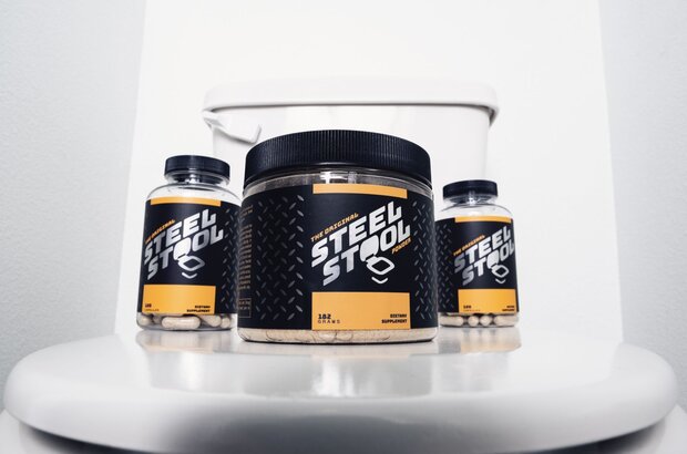 Steel Stool Powder - Vezelsupplement voor Verbeterde Stoelgang - 182 gram