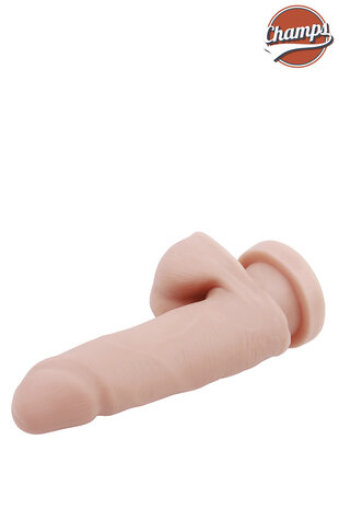 Champs - Softy - Dual Density Dildo - 14.5 x 3 cm - Lichte Huidskleur