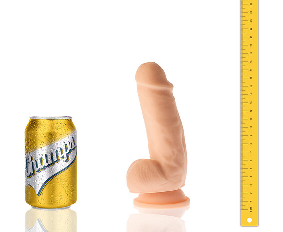 Champs - Stocky - Original Dildo - 18 x 4 cm - Lichte Huidskleur