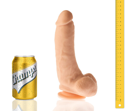 Champs - Fatty - Original Dildo - 23 x 4 cm - Lichte Huidskleur