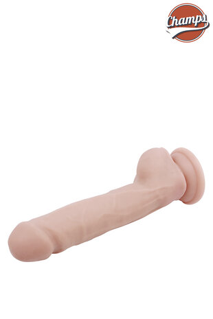 Champs - Baldy - Dual Density Dildo - 23 x 4 cm - Lichte Huidskleur