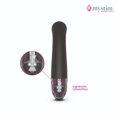 Mystim - Electrosex - Right On Ron - E-stim Vibrator - Black