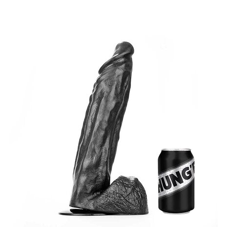 HUNG'R - Bruno - Dildo - Zwart - 36 cm - Ø 7.7 cm