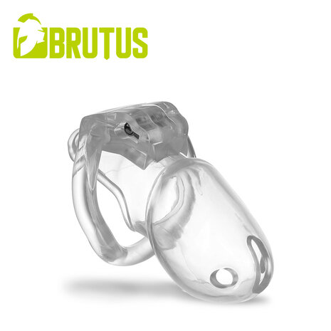 Brutus Stealth - Kuisheidskooi - Transparante Peniskooi van onverwoestbaar Polycarbonaat - STEALTH - Chastity Cage Clear