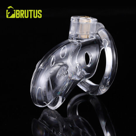 Brutus - Kuisheidskooi - Transparante Peniskooi - Shark - SHARK - Chastity Cage Clear