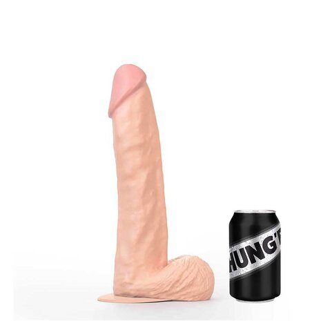 HUNG'R - Goliath - Dildo - Lichte huidskleur - 36 cm - Ø 7.6 cm