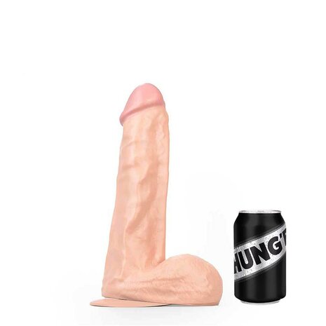 HUNG'R - David - Dildo - Lichte huidskleur- 33 cm - Ø 7.6 cm