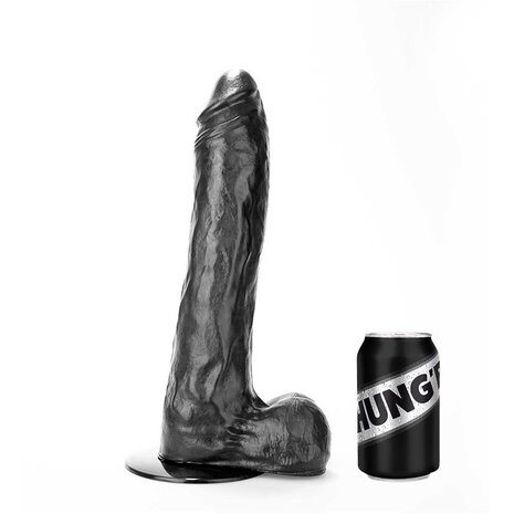 HUNG'R - Maxim - Dildo - Zwart - 33.5 cm - Ø 6.6 cm