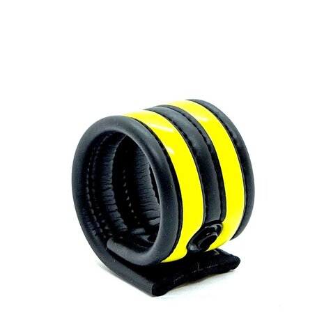 665 - Ballstretcher - Neoprene Ball Strap - Geel - Neoprene Racer Ball Strap - Yellow