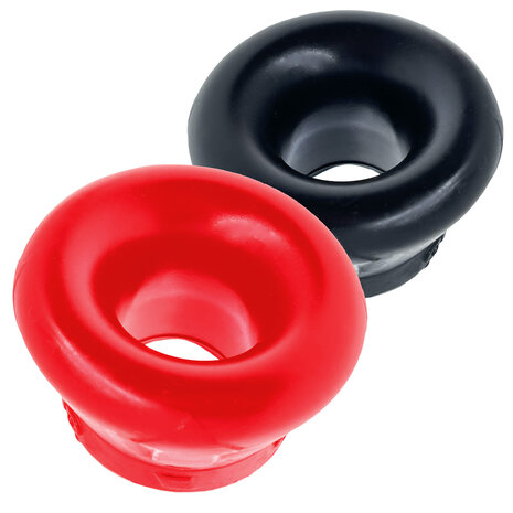 Oxballs - Clone Duo - 2 stuks - Ballstretcher - Rood/Zwart