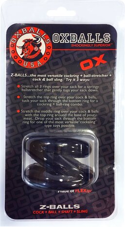 Oxballs - Z-Balls Ballstretcher - Zwart