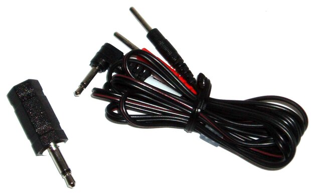 ElectraStim - Electrosex - Jack Adaptor Cable Kit 3.5 mm naar 2.5 mm