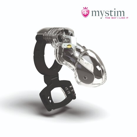 Mystim - Electrosex - Pubic Enemy No 3 Electro Cock Cage met Ball Squeezer