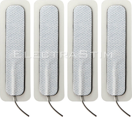 ElectraStim - Electrosex - Lange Geleidende E-stim Electrodes - 4 stuks