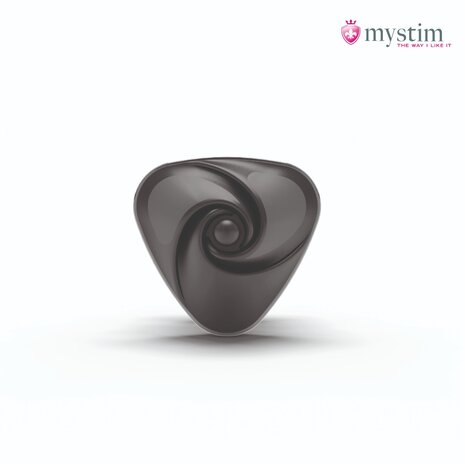 Mystim - Electrosex - Heart's Desire - E-stim Clitoris Opleg Vibrator - Zwart