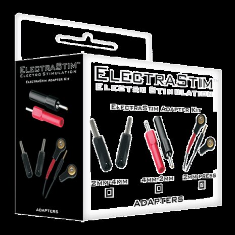 ElectraStim - Electrosex - Snap Adapter Kit 2 mm Pin naar 4 mm Snap