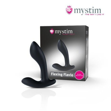 Mystim - Electrosex - Flexing Flavio - E-stim Prostate Stimulator - Black