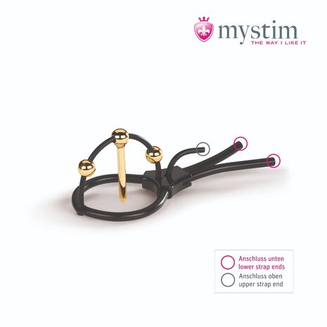 Mystim - Electrosex - Plunging Pete Corona Strap met Urethral Sound