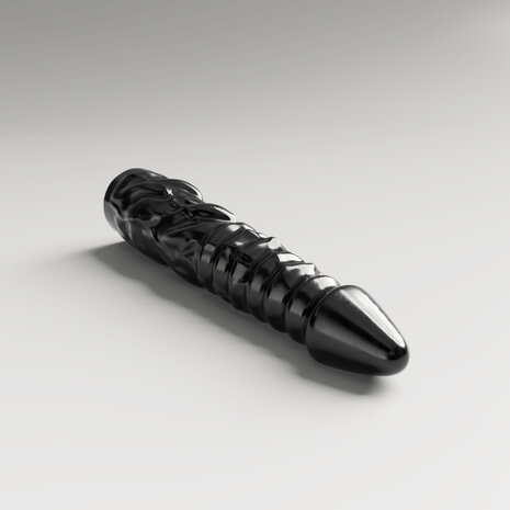 All Black Steroïd - Allez - Dildo - 34 x 7 cm - Zwart