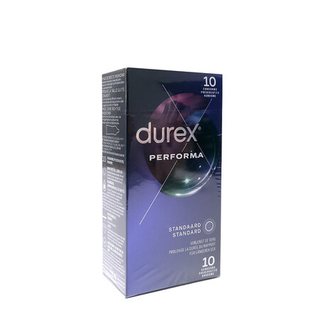 Durex - Performa Standard Condooms - Orgasmevertragend - 10 stuks