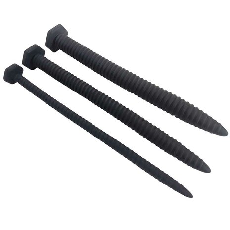 Brutus - Dilator - Siliconen Sound Set - Screw You! - Ribbed Silicone Sound Set 3 Pcs.