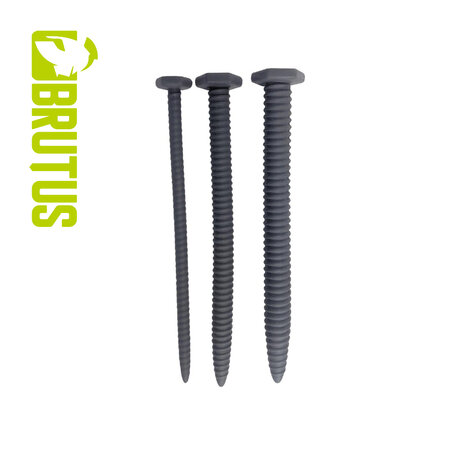 Brutus - Dilator - Siliconen Sound Set - Screw You! - Ribbed Silicone Sound Set 3 Pcs.