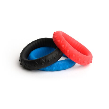 Sport Fucker - Trailblazer Cockring - Liquid Siliconen - Blauw