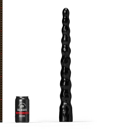 All Black Steroïd - En-Garde - Dildo - 50.5 x 4.8 cm - Zwart