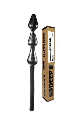 DEEP'R - Barb - Dildo - Zwart - 70 cm - Ø 8.80 cm