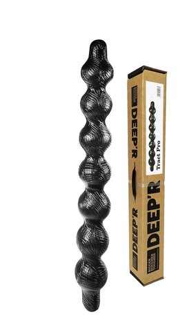 DEEP'R - Tract Pro - Anaal Dildo - Zwart - 70 cm - √ò 8.20 cm