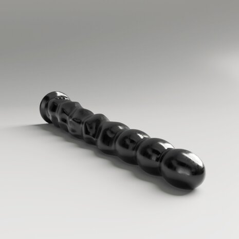 All Black Steroïd - The Sabre Dildo - 39,5x 4,4 cm - Zwart