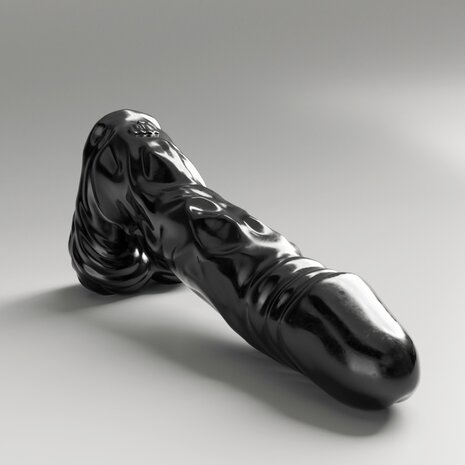 All Black Steroïd - The Referee Dildo - 45 x 9,5 cm - Zwart