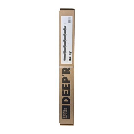 DEEP'R - Balsy  - XXL Anaal Kralen - Zwart - 70 cm - Ø 4.00 tot 7.00 cm