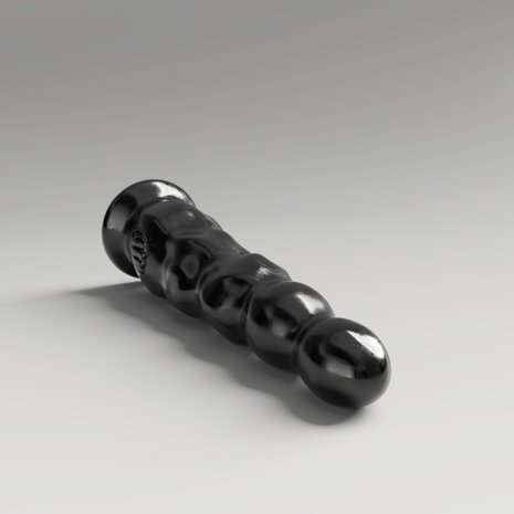 All Black Steroïd - The Javelin - Dildo - 38 x 9,1 cm - Zwart