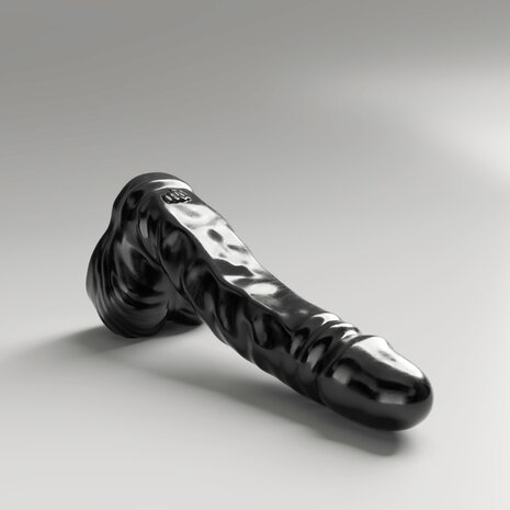 All Black Steroïd - The Jock - Dildo - 26,5 x 5 cm - Zwart