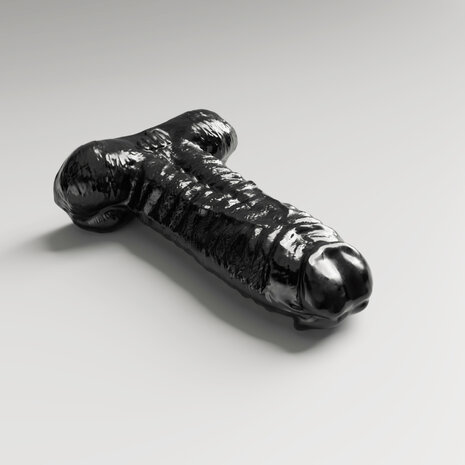 All Black Steroïd - The Personal Trainer - Dildo - 37 x 14,6 cm - Zwart