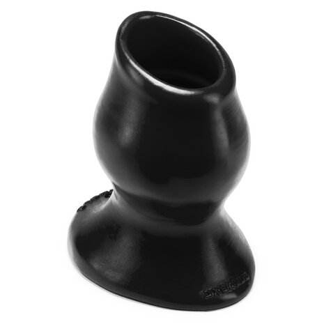 Oxballs - Pighole 1 - Holle Buttplug - Zwart - Maat S