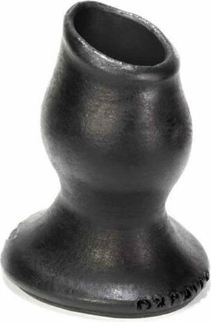 Oxballs - Pighole 5 - Holle Buttplug - Zwart - Maat XXL