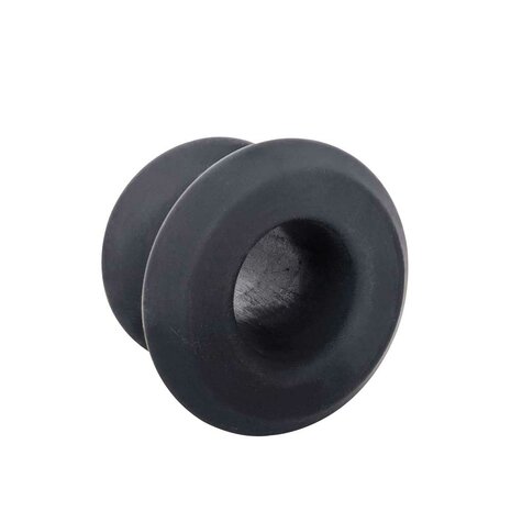 Brutus - Gobbler - Silicone Tunnel Plug - Buttplug - Siliconen - Zwart - Maat M