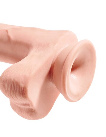 Pipedream - King Cock - Triple Density Dildo met Balzak - 30,5 cm