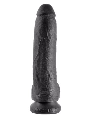 Pipedream - King Cock - Dildo met Balzak - 23 cm - Zwart