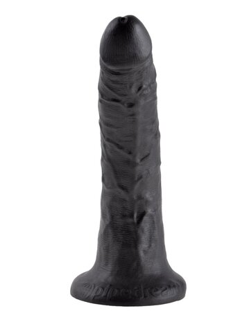 Pipedream - King Cock - Dildo - 18 cm - Zwart