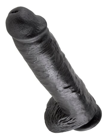 Pipedream - King Cock - Dildo met Balzak - 28 cm - Zwart