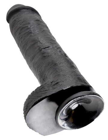 Pipedream - King Cock - Dildo met Balzak - 28 cm - Zwart