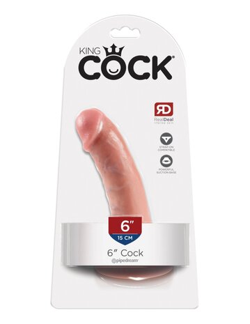 Pipedream - King Cock - Dildo - 15 cm - Lichte Huidskleur