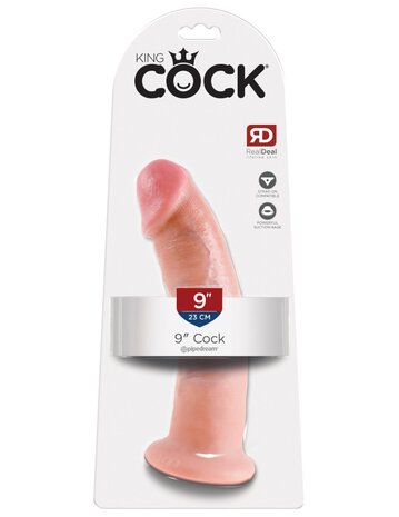 Pipedream - King Cock - Dildo - 23 cm - Lichte Huidskleur