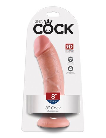 Pipedream - King Cock - Dildo - 20,5 cm - Lichte Huidskleur