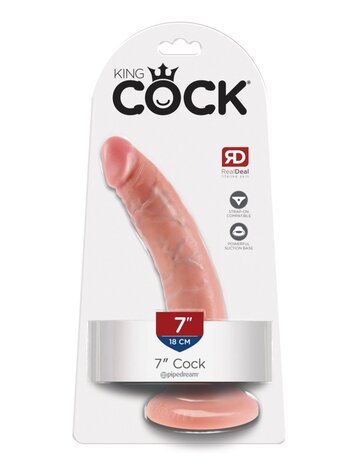 Pipedream - King Cock - Dildo - 18 cm - Lichte Huidskleur