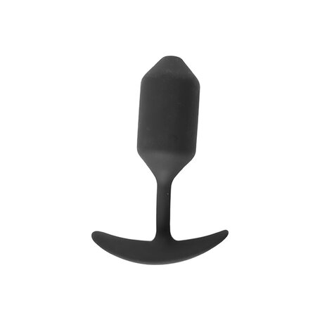 Brutus -  Anker Buttplug van Siliconen - Zwart - Diameter 34 mm