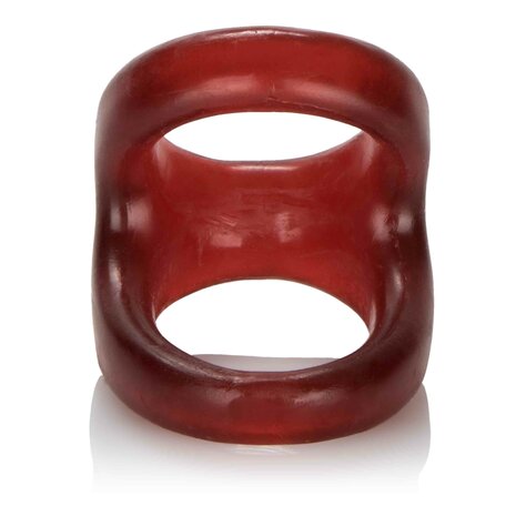 Colt - Snug Tugger - Dubbele Cockring met Scrotumsteun - Rood